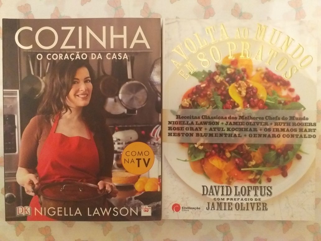 Livros Culinária*Coração da Casa Nigella Laws*Sabores Cozinha*A Volta