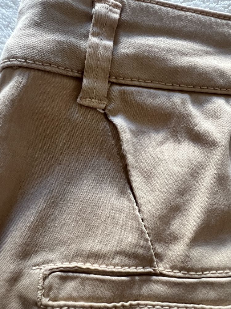 Calça chino bege Bershka