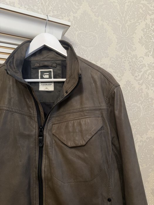 G star куртка шкіряна чоловіча