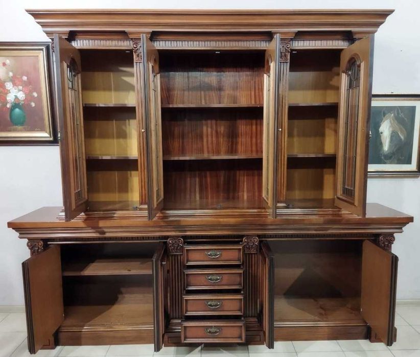 WŁOSKA witryna kredens BIBLIOTEKA