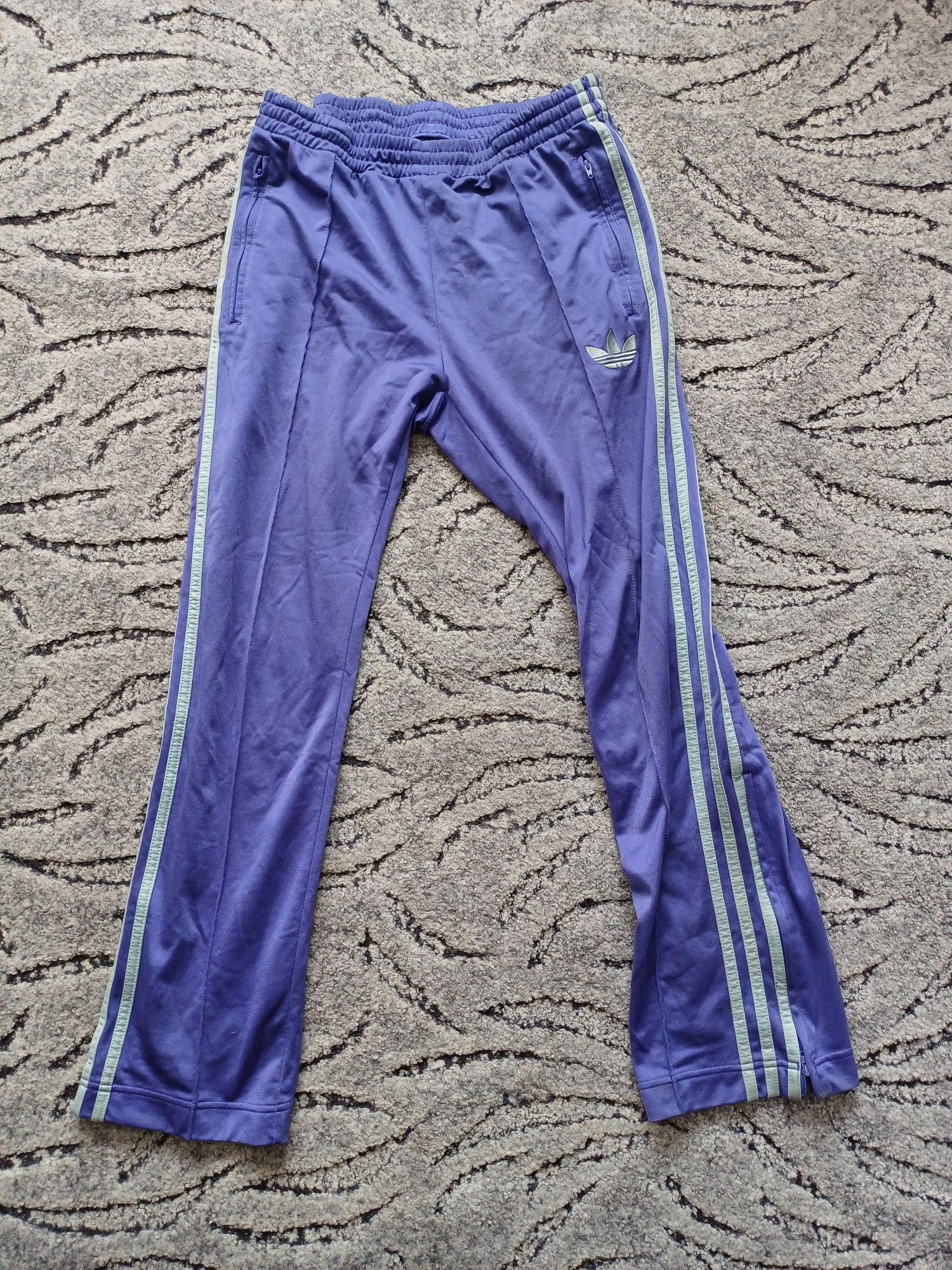 Dresy Adidas spodnie dresowe sportowe fioletowe S / M w stylu vintage