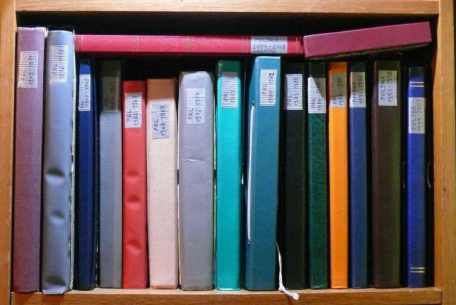 Kolekcja znaczków Polska od 1960 do 2008 czyste komplet plus kasowane