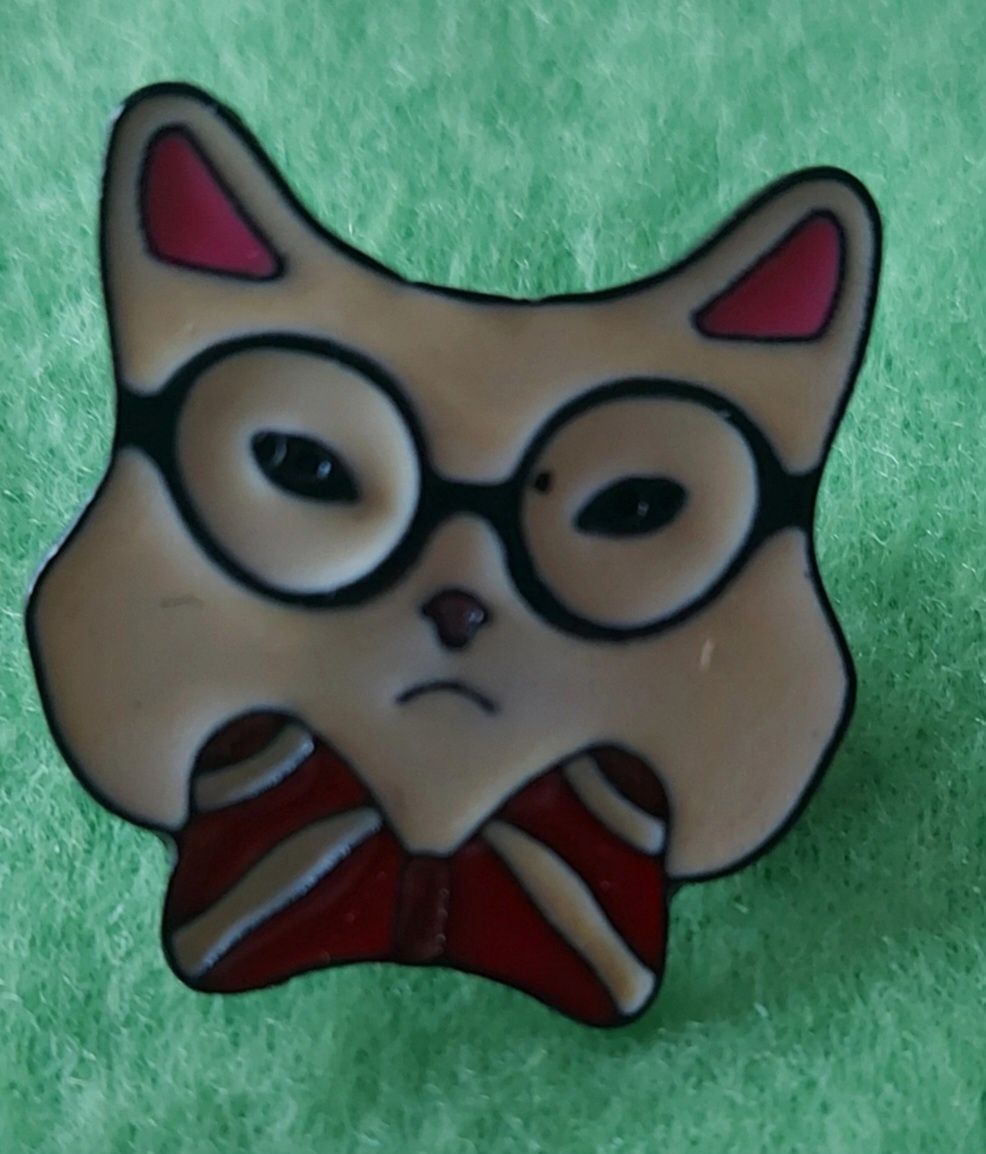 Pin przypinka  Broszka kto kotek