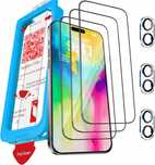 Milomdoi zestaw folii ochronnych na ekran oraz aparat iPhone 16 Plus