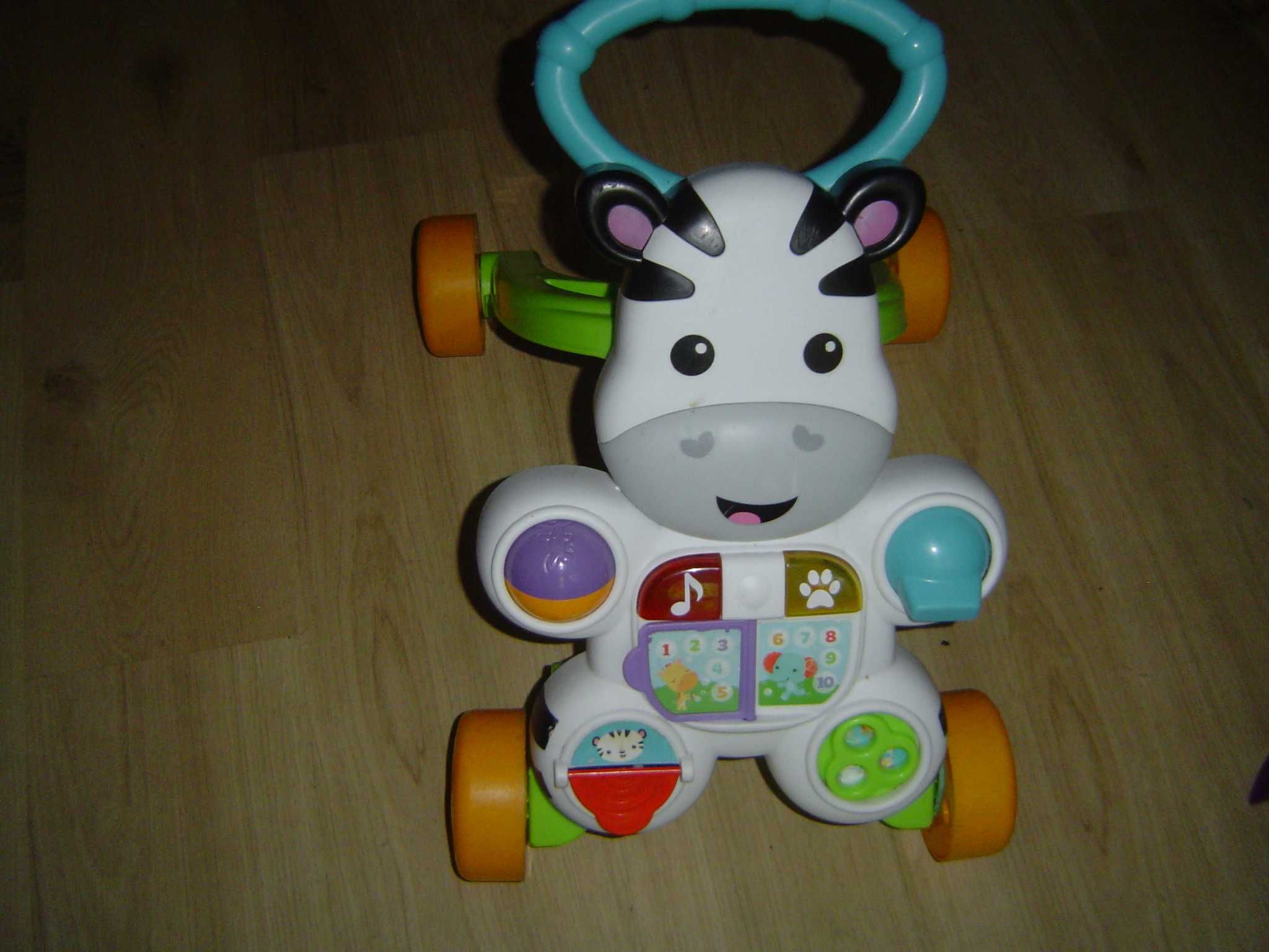 Chodzik zebra fisher price