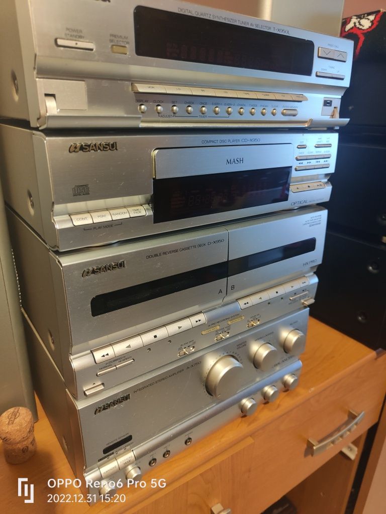 Wieża Sansui A X750/950  CD/Deck/tuner