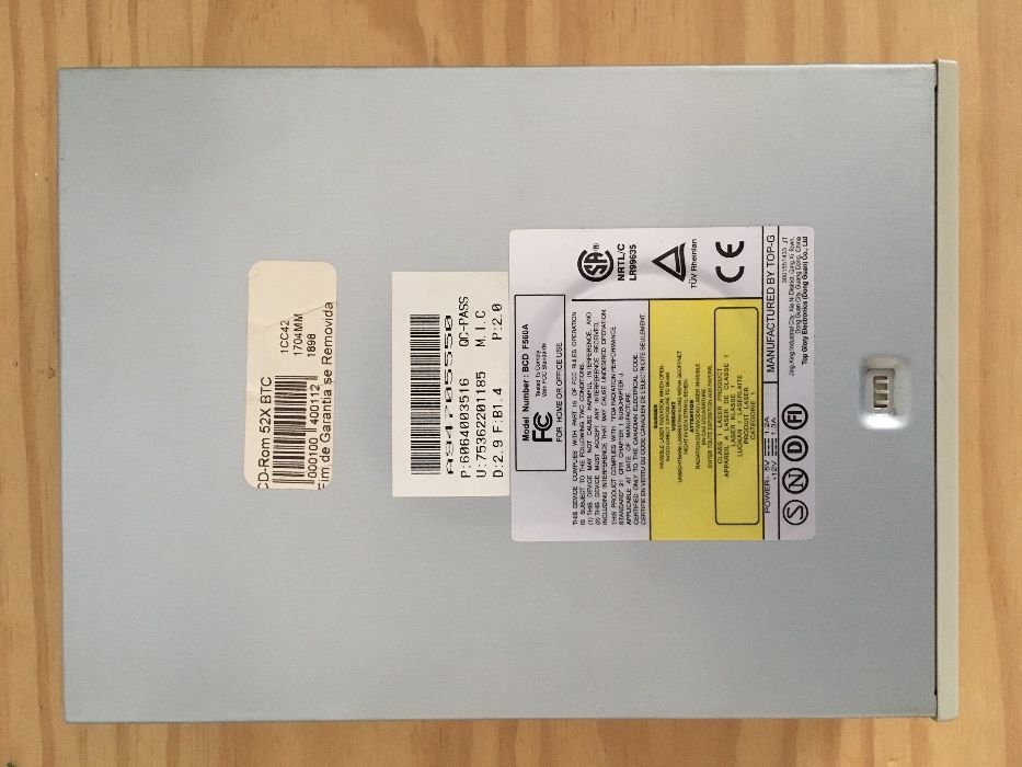 Leitor de CD para PC - 52X64552031857665121