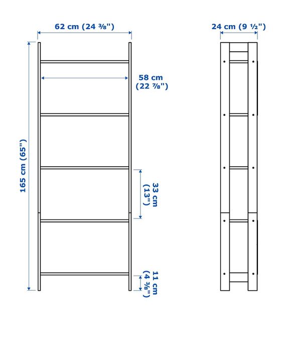 LAIVA estante preto-castanho