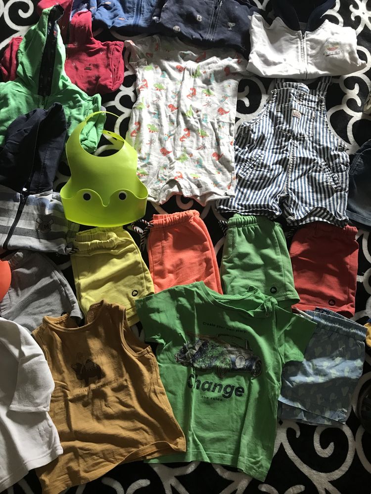 Lote roupa e acessórios menino 24 meses