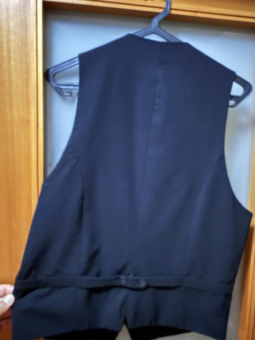 Colete preto homem M para servicos