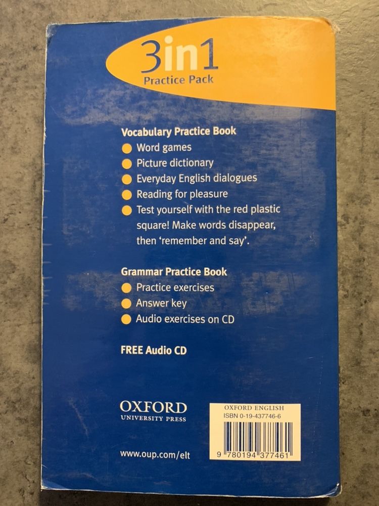 In English Pre-Intermediate Student’s Book + 3 in 1 Practice Pack