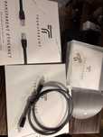 Transparent audio ethernet lan cable kabel 1m