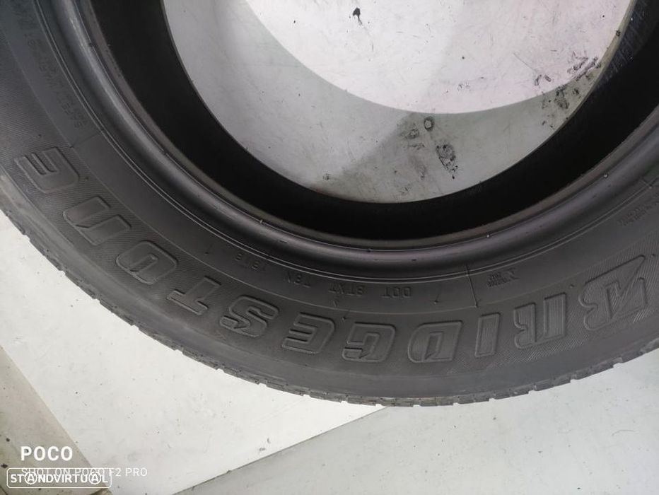 2 pneus semi novos 265-60r18 bridgestone - oferta dos portes 150 EUROS