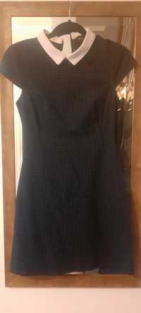 Mohito sukienka 34 czarna w białe kropki