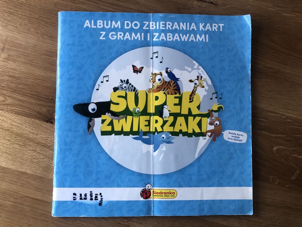 Album z kartami Super Zwierzaki kompletny