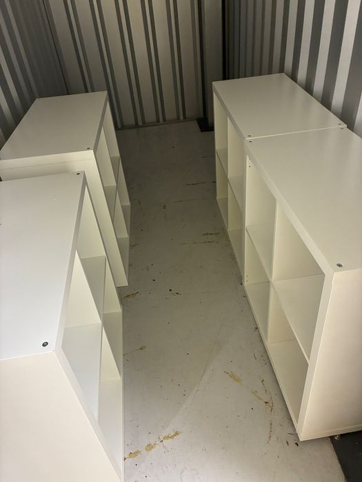 4 KALLAX estantes brancos da IKEA