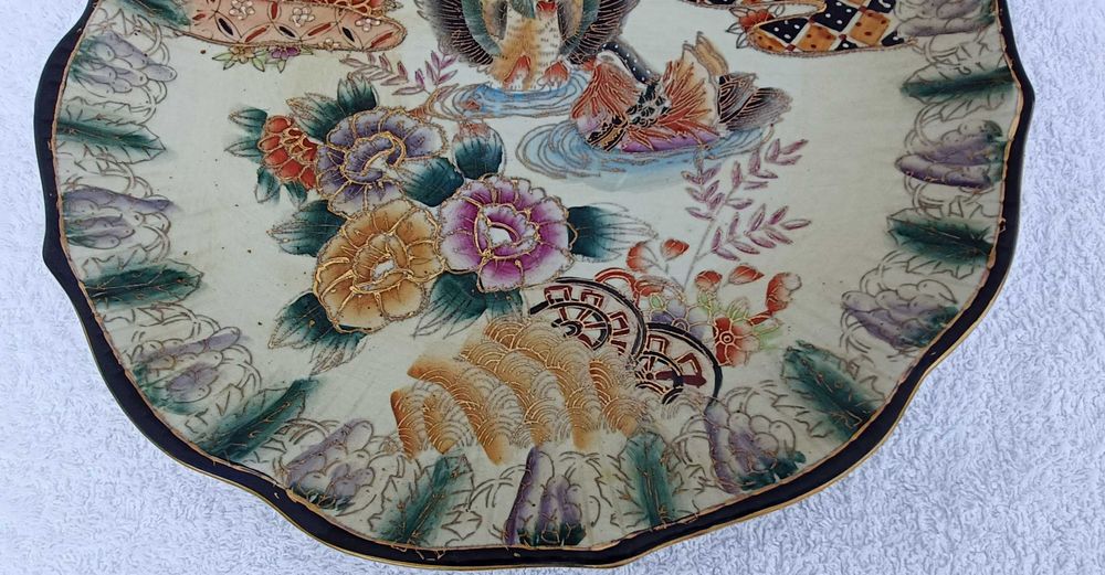 Prato oriental porcelana