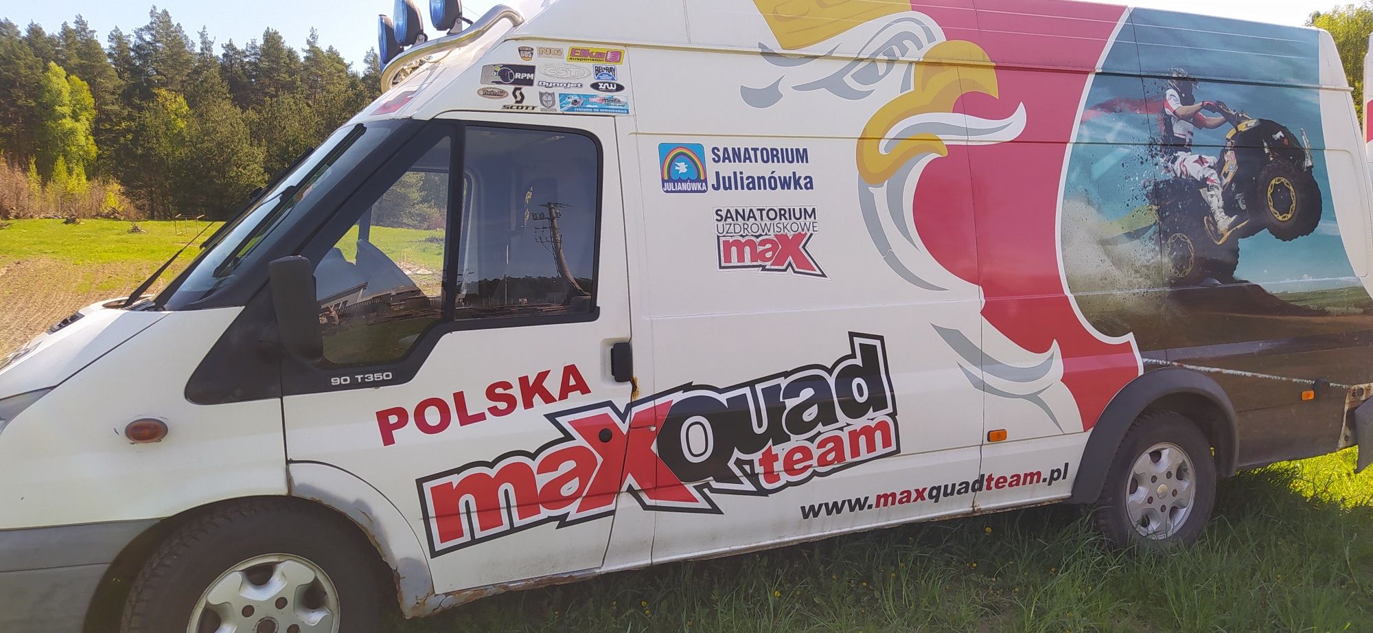 Ford transit t 350  mini (KAMPER) max długi wysoki r. 2004