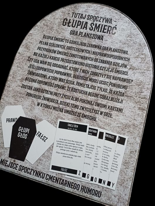 Super gra Głupia Śmierć Głupia Śmierć, gra planszowa, planszówka