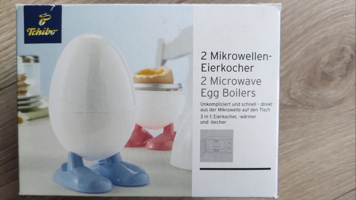 Urządzenia do gotowania jaj w kuchence mikrofalowej, 2 sztuki