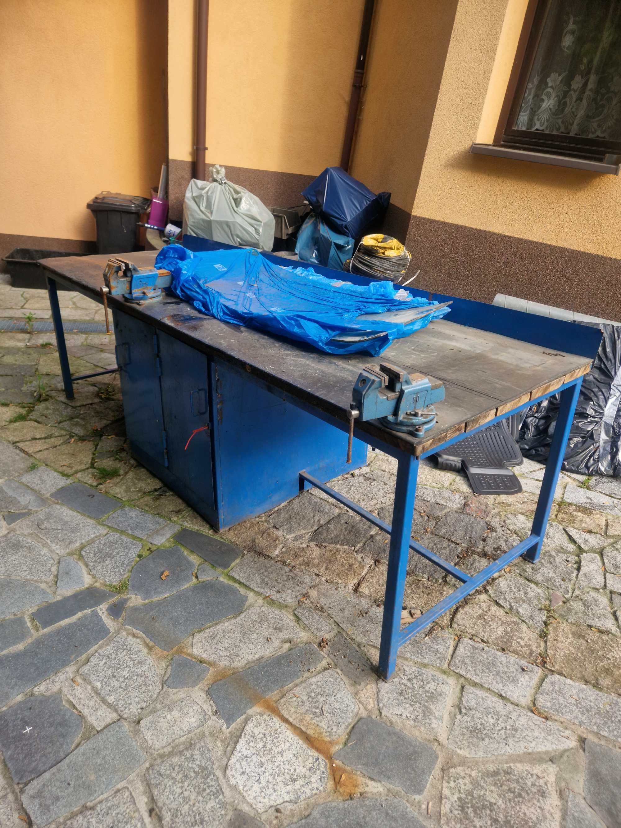 Stół warsztatowy dł 270 x szer 96 x wys 86cm