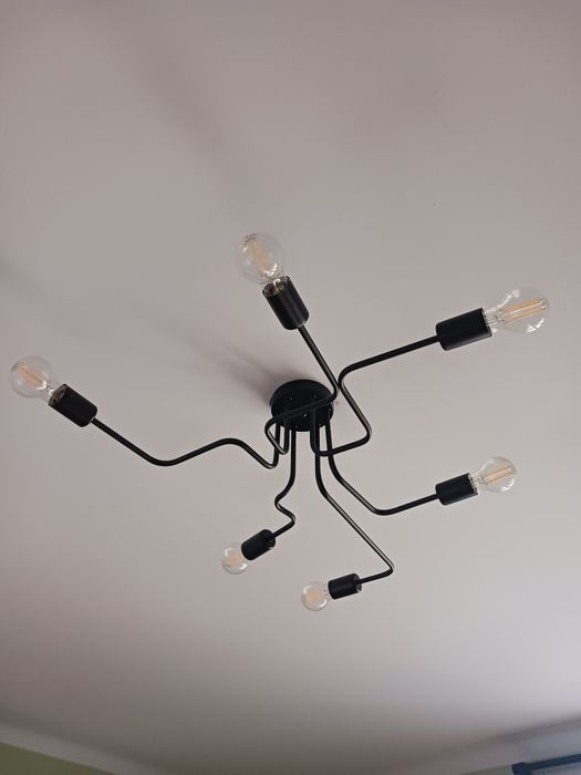 Lampa sufitowa loft.