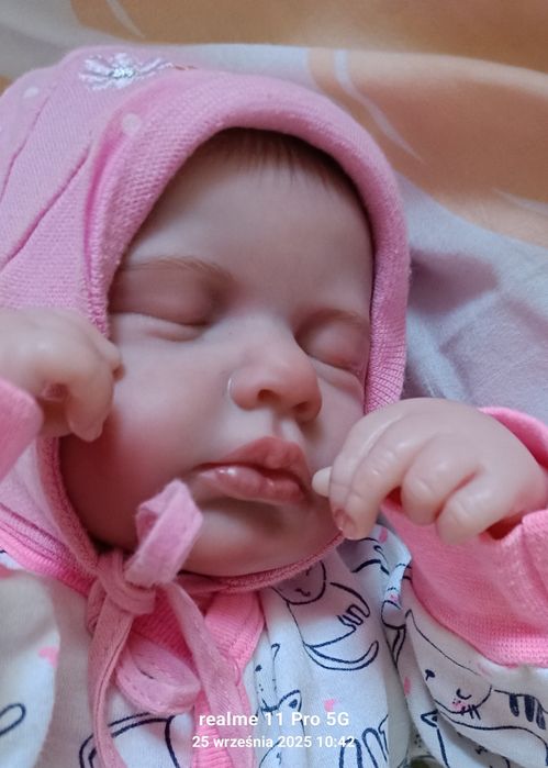 Nowa śliczna lalka typ reborn ok.50cm.