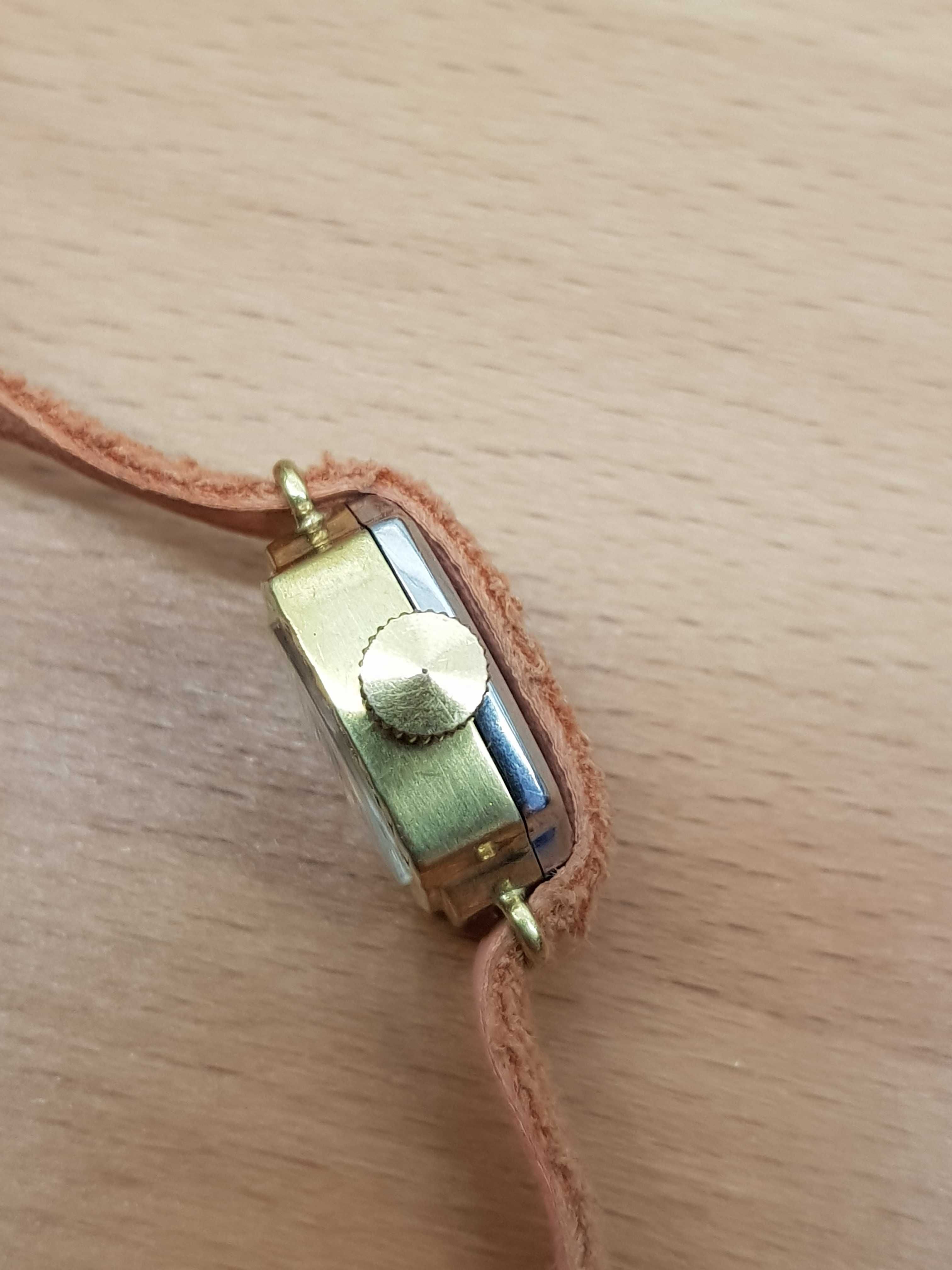 *GUB *Glashütte* koktajlowy damski zegarek biżuteryjny