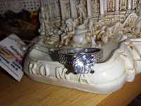 Помолвочное женское кольцо из серебра 925 пробы в стиле tiffany & co