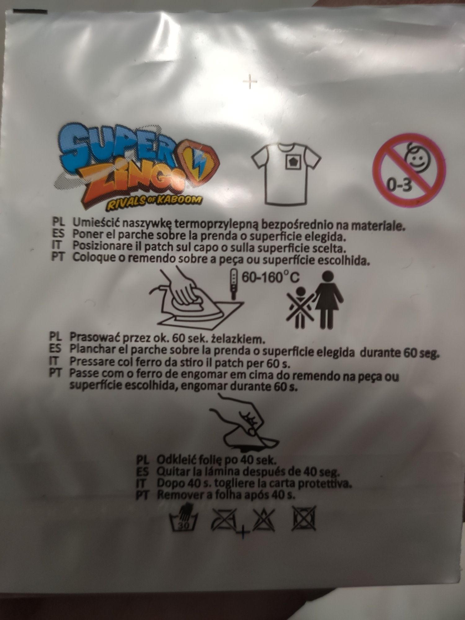 Naszywki naprasowywanki naklejki termoprzylepne Super Zings