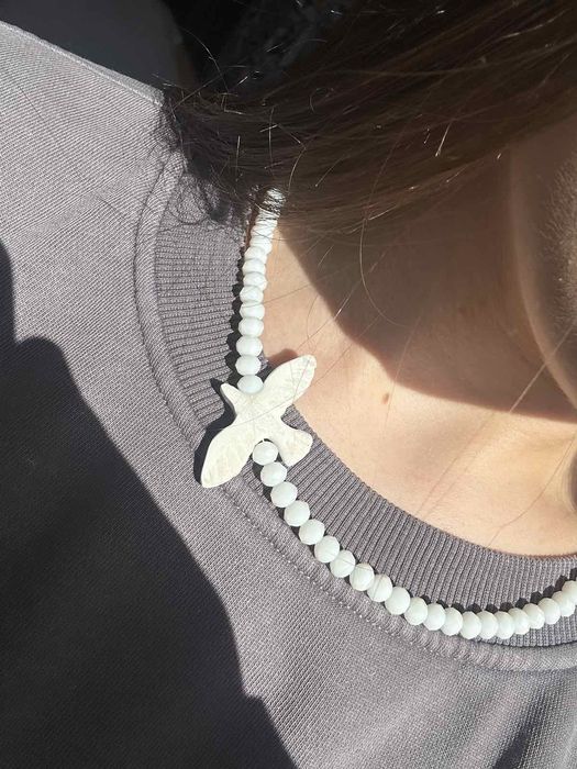 Тренд чокер горлиця,підвіска голуб,намисто пташка