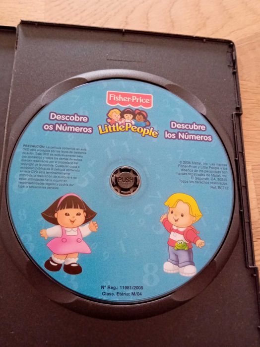 DVD Little People - Descobre os Números (Fisher Price)