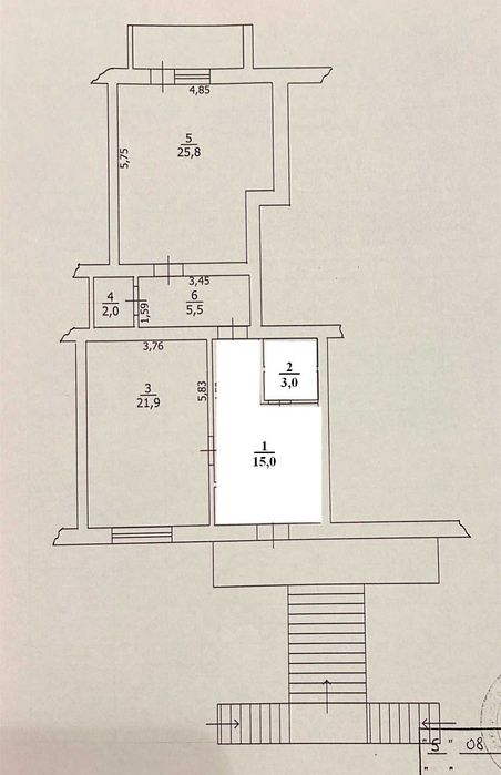 Оренда комерційного приміщення з ремонтом.73м2.Головатого