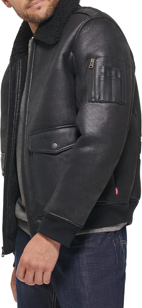 Куртка LEVI'S sherpa черная XL оригинал