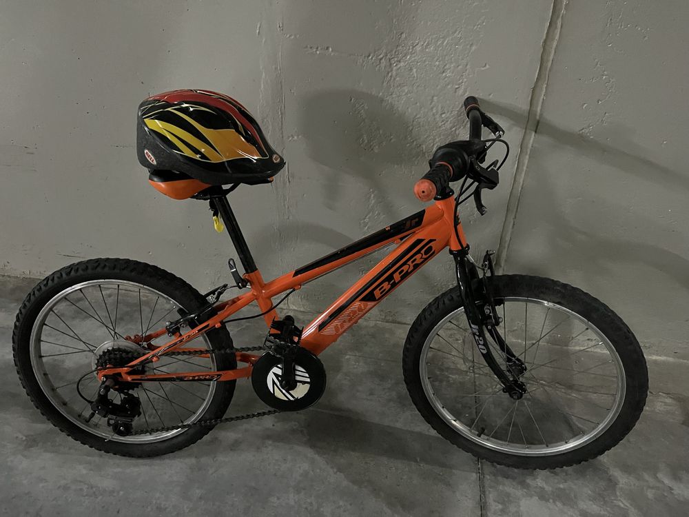 Bicicleta BPRO Criança + Capacete Bell