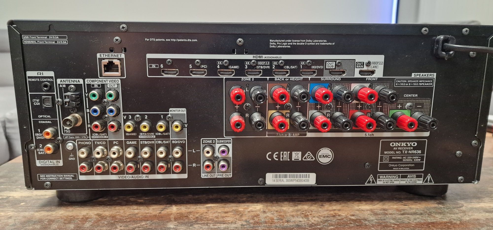 Amplituner Onkyo TX NR636