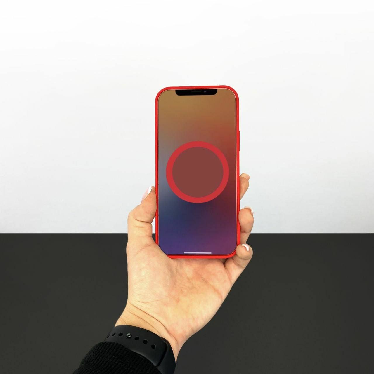 Чехол Silicone Magsafe на iPhone 12 Pro Max чохол силіконовий софттач