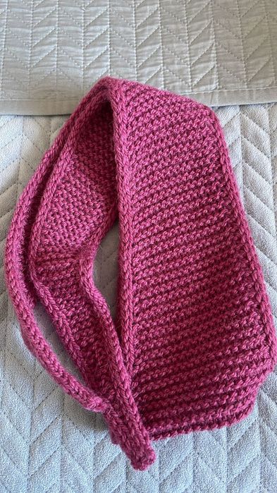 Szaliki robione na drutach Sofia