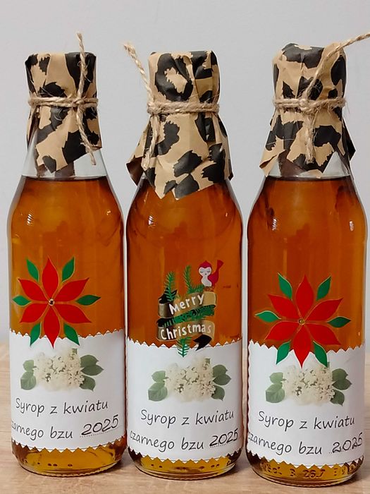 Syrop z kwiatów czarnego bzu z cytryną