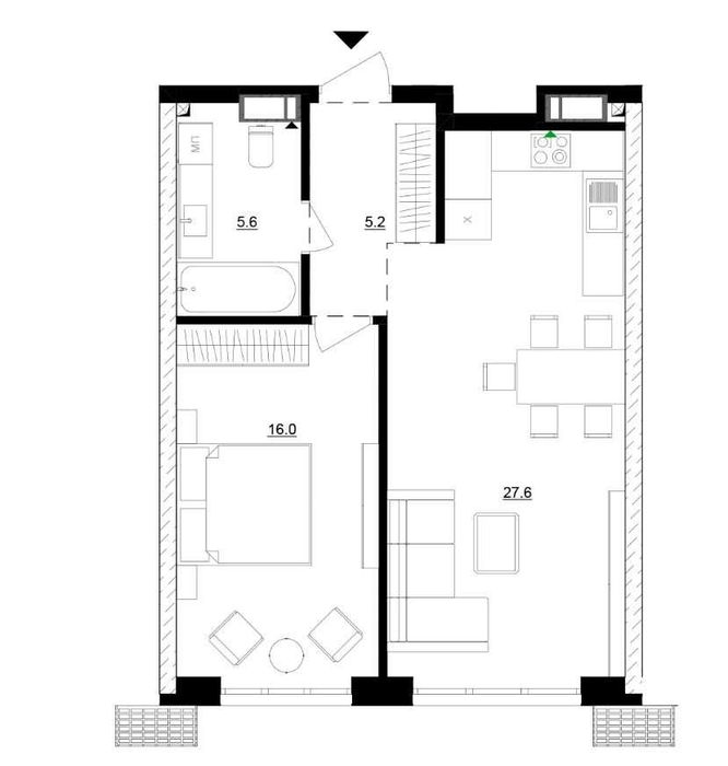 Топ Дня ЖК Русанівська гавань Видова на Парк Без % 55кв 13-17 Будинок