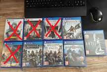 Gry PS4 PS5 Assassin's Creed God of War Until Dawn
