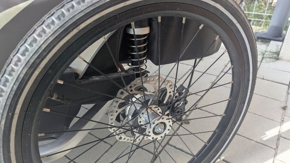 Przyczepka rowerowa Qeridoo Kidgoo2 z hamulcem tarczowym