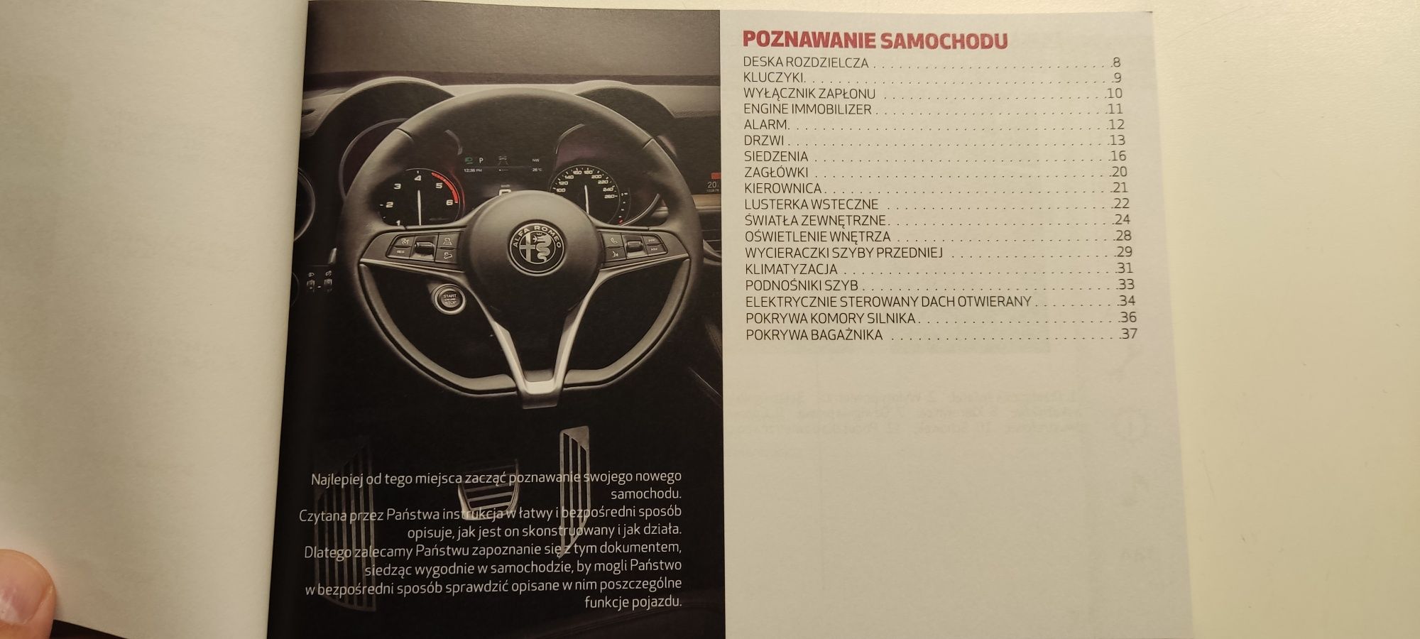 Alfa Romeo Stelvio - Instrukcja obslugi w języku PL