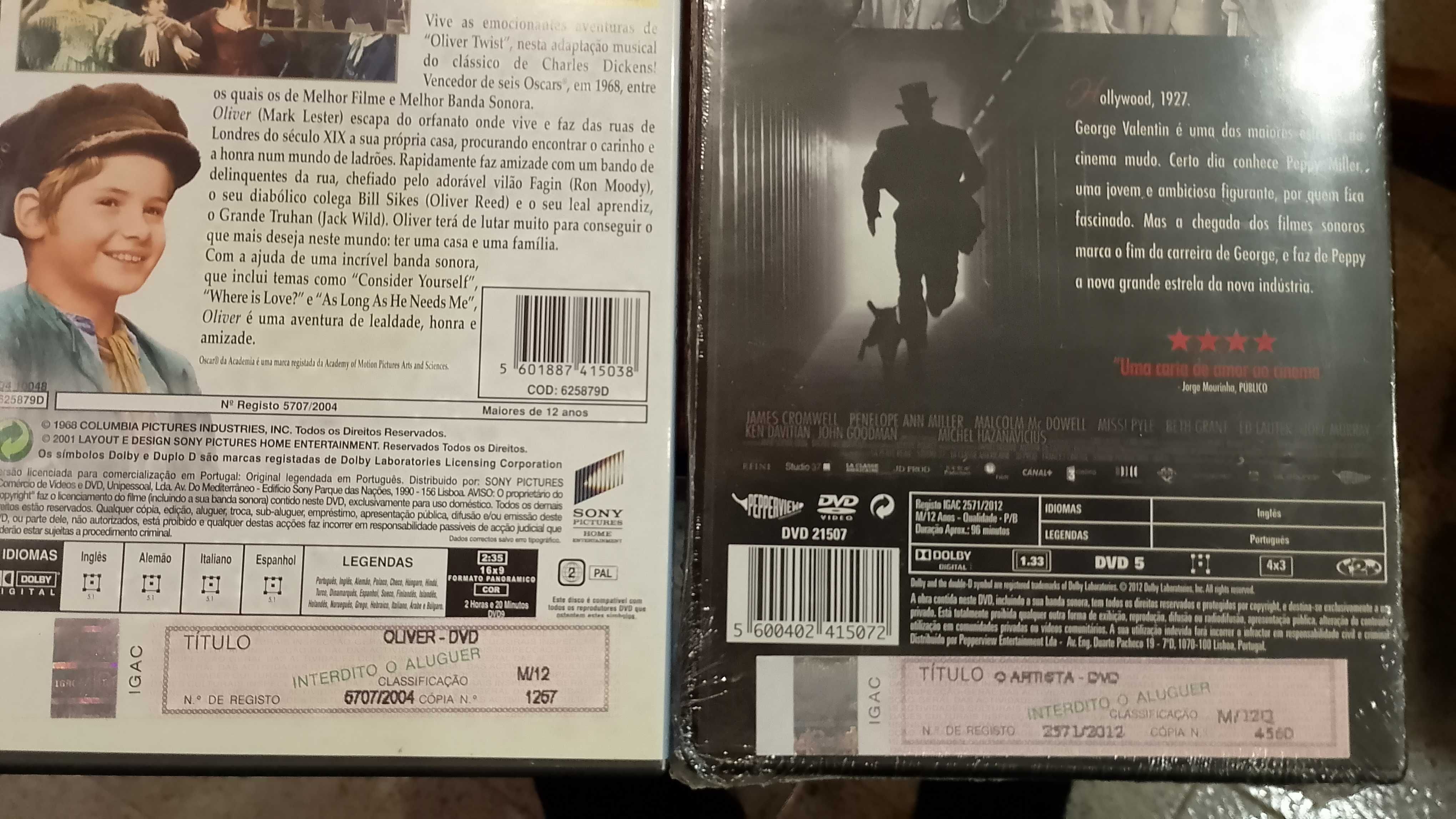 DVD Sophia Loren, O Artista, Almodóvar, Clint Eastwood etc