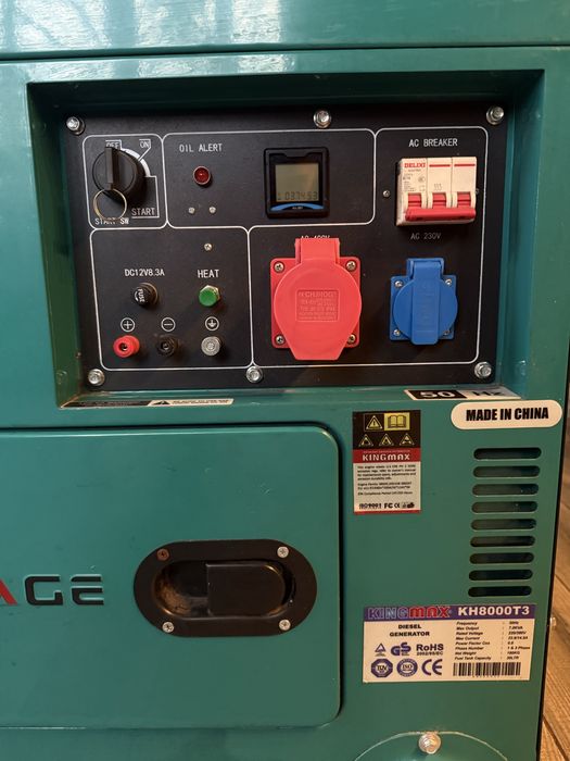 Дизільний генератор KINGMAX KH8000T3 7 -8 кВт