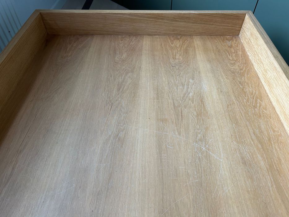 Drewniany stolik kawowy DEESIGN STUDIO industrialny/minimalistyczny