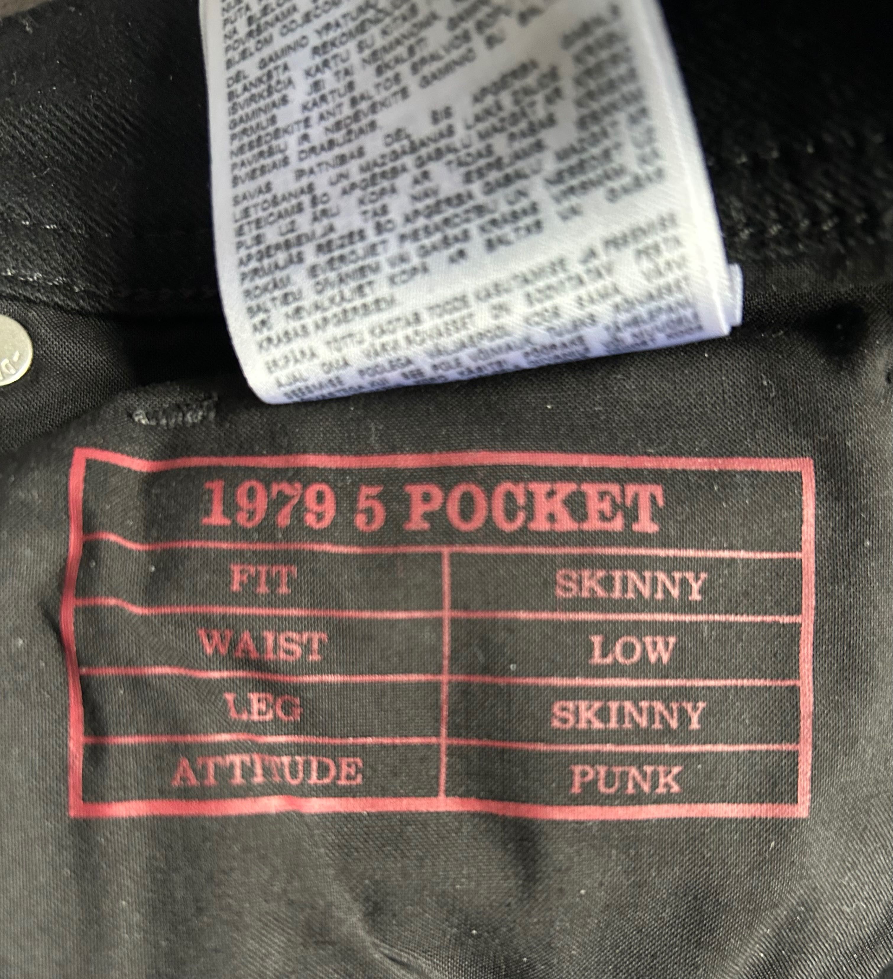 Diesel  -70 % SLEENKER - Jeansy Skinny Fit 34/30 Black
