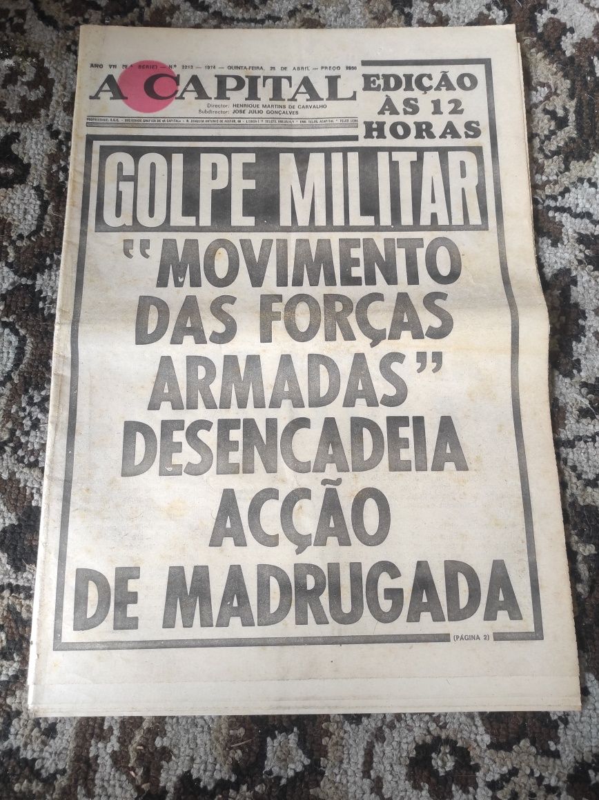 Jornal Capital 25 abril 1974