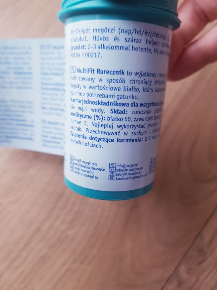 Nowa karma dla wszystkich ryb ozdobnych Multifit  11g/100ml