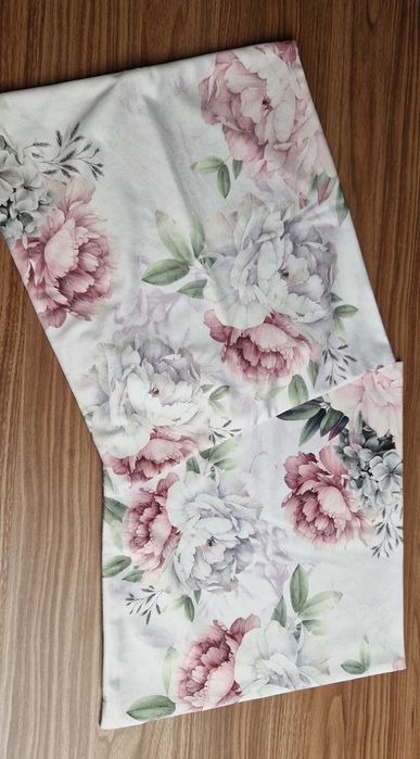 2x POSZEWKA na poduszkę 40 x 40 velvet Peonie NOWA